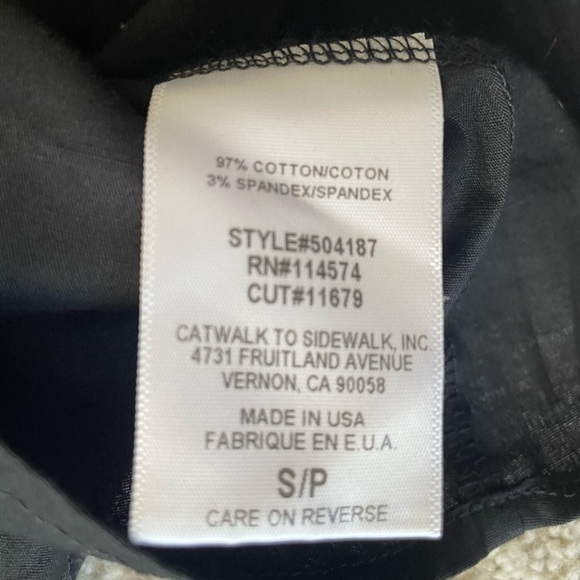 Nwt Pleione Black Off the Shoulder Bow Blouse, S - Picture 8 of 9